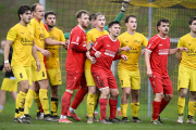 SC Motten - FSV Steinau Steinhaus: Christian Stingl und Sven Aschenbrücker mit Tobias Möller